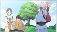 Guy and Kakashi on vacation with Mirai Sarutobi (Image via Studio Pierrot)